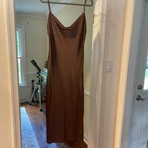 Satin Midi/Maxi Dress